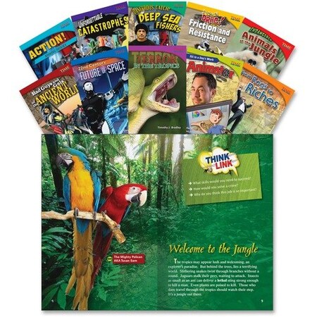 Shell Education Teacher Created Materials TFK Advanced Books, Space/Jungle, Multi, 10PK SHL18255
